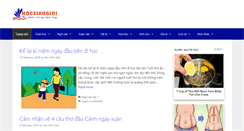 Desktop Screenshot of hocsinhgioi.com
